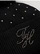 Tommy Hilfiger Muts Daly Pom Pom Strass Zwart