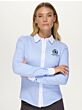 Tommy Hilfiger Blouse Perkings Stretch Blauw