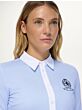Tommy Hilfiger Blouse Perkings Stretch Blauw
