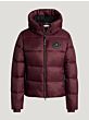 Tommy Hilfiger Pufferjas Glendale Deep Burgundy