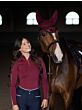 Equestrian Stockholm Oornetje Modern Luxe Bordeaux