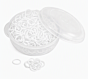 HippoTonic Manenelastiekjes Box Wit