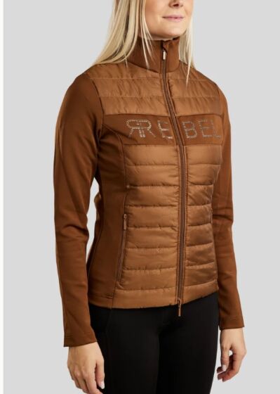 Rebel Jacket Hybrid Crystal Logo Toffee
