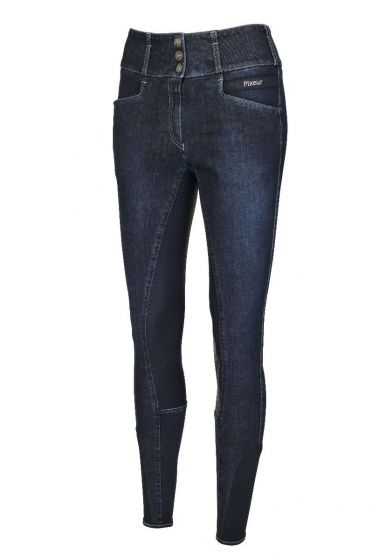 Pikeur Rijbroek Candela Grip jeans blauw