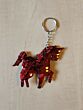 Sleutelhanger Pailletten Paardje Rood