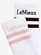 LeMieux Crew Sokken Hoog Wit/Cocoa