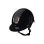 HKM Cap Lady Shield Brillant Zwart/Rosegoud