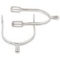 Harry's Horse Damessporen RVS Knop Geborsteld