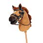 QHP Hobby Horse Hoofdstel Dolly Zwart