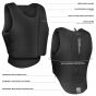 Komperdell Cross Bodyprotection Regular Fit zwart