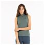 BR Zip-Up Sleeveless Shirt Isis Balsam Green