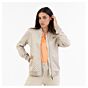 Anky Printed Bomber Jacket Island Fossil