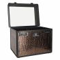 Imperial Riding Grooming Box Shiny Croco bruin
