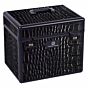 Imperial Riding Grooming Box Shiny Croco black