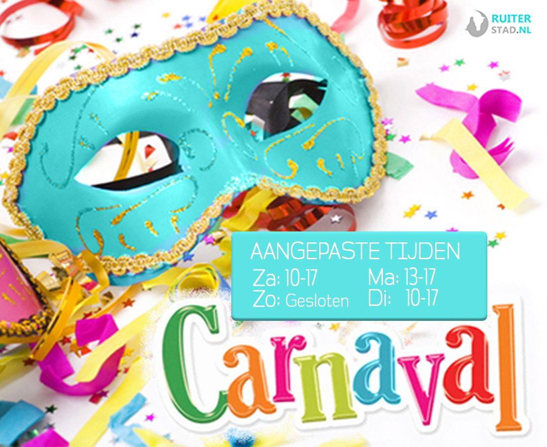 Wij zijn open met Carnaval - Oirschot gezelligste ruitersportwinkel van Nederland!