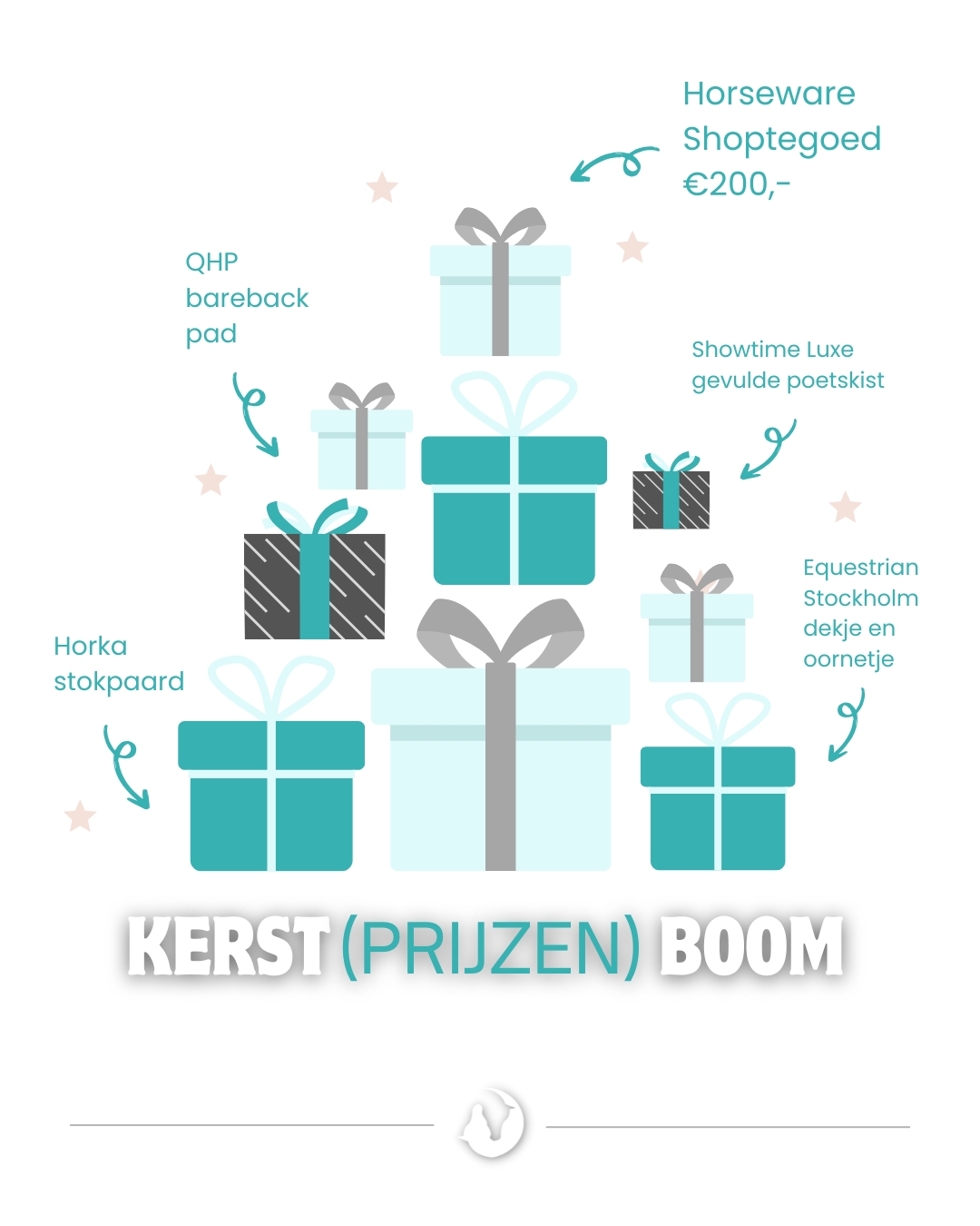 Kerstprijzenboom