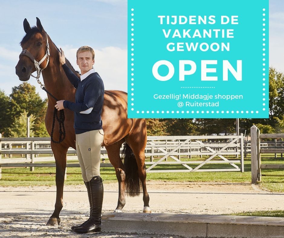 Tijdens de vakantie - GEWOON OPEN!